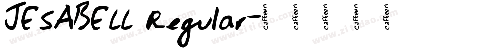 JESABELL Regular字体转换
